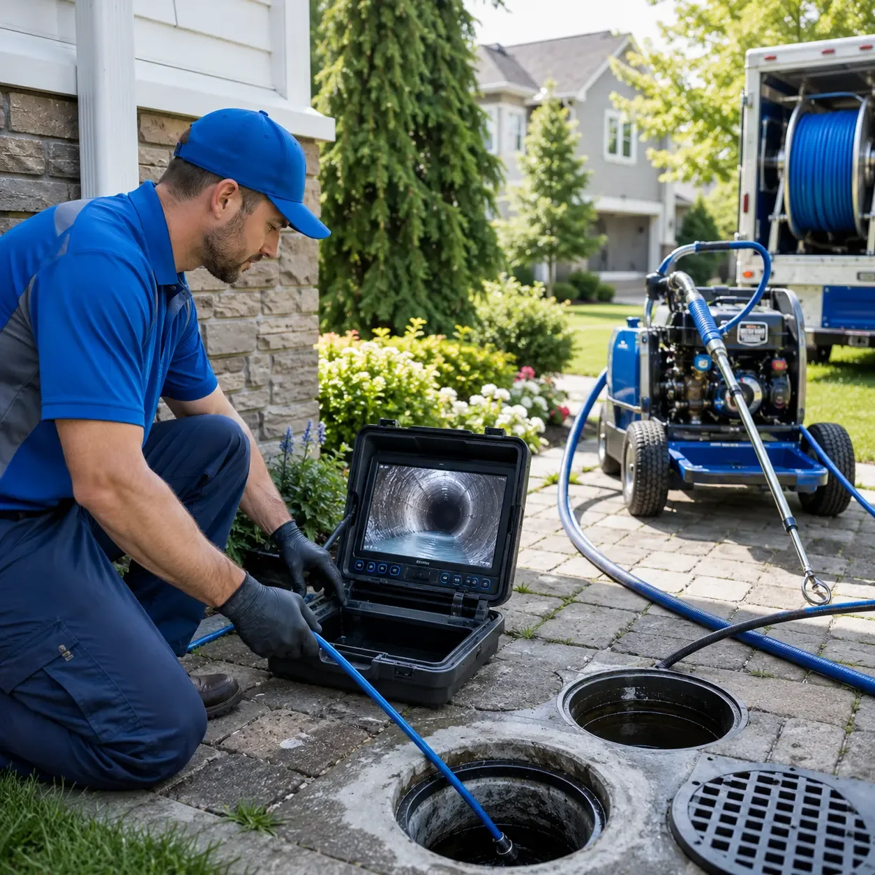 Outdoor drain cleaning professionals serving Reedsburg, WI