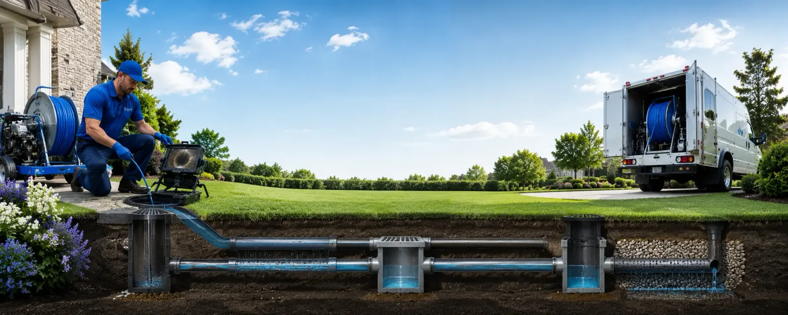 Outdoor drain cleaning information for Reedsburg, WI
